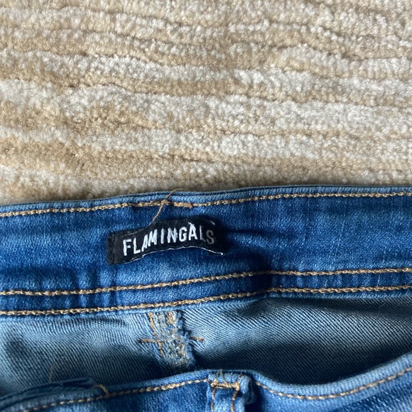 FLAMINGALS Flamingo Patriotic Jeans (L) - Picture 6 of 11